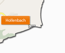 Übersichtskarte der Gemeinde Anrode - Link Hollenbach